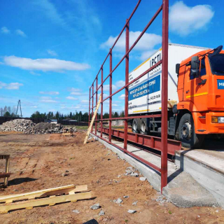 Строительство Пункта Весового Контроля для ООО Экоферма